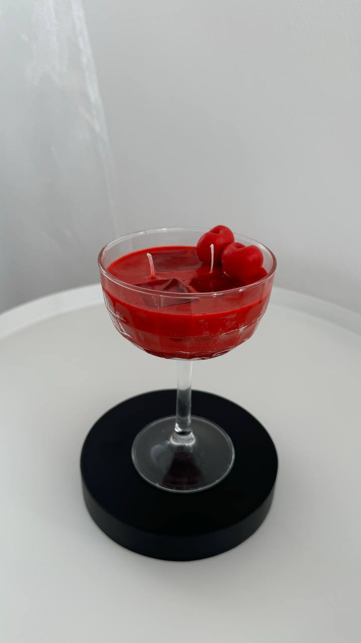 Cherry Martini Kerze