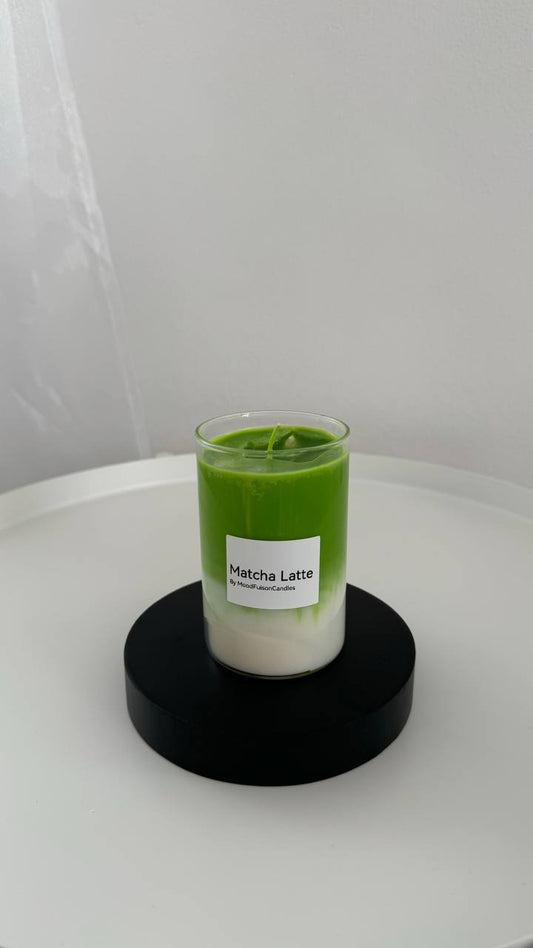 Matcha Latte Kerze groß